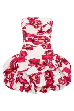 Aje Violette Bubble Hem Mini Dress Floral Size 6 for rent on The Volte - image 3