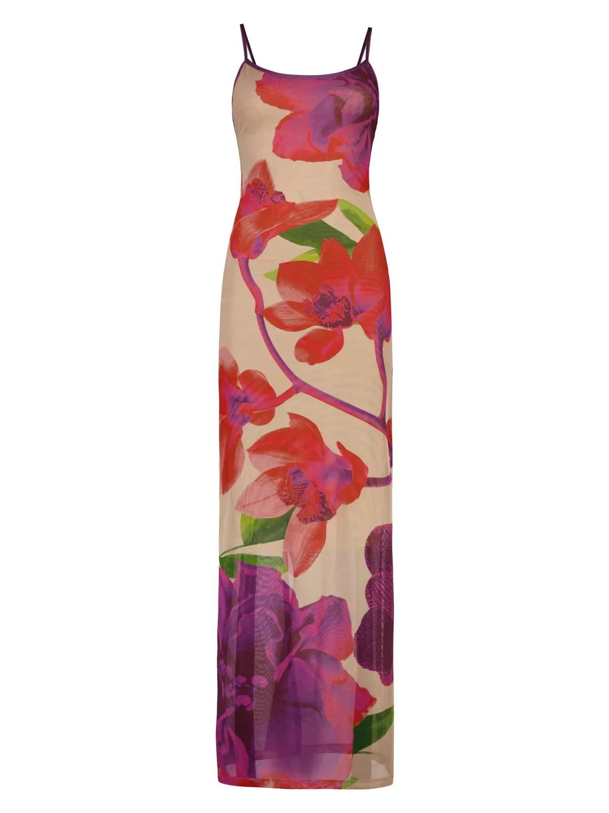 With Harper Lu Slip Dress in Fuchsia Bloom Size S / AU 8 - Image 4
