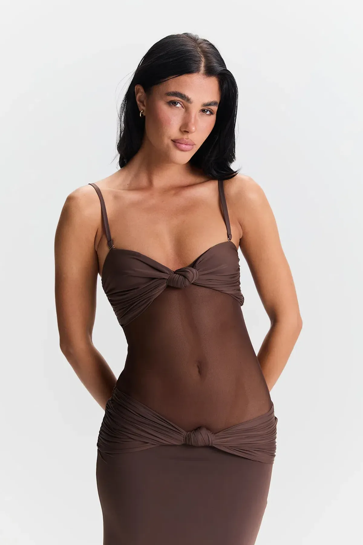 Sasha Therese Amara Maxi Dress Brown Size XS / AU 6 - Image 4