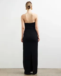Solace London Eve Maxi Dress Black Size 6 for rent on The Volte - image 2