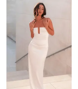 Natalie Rolt Cherie Gown White Size 0 / XS / AU 6 for rent on The Volte - image 1