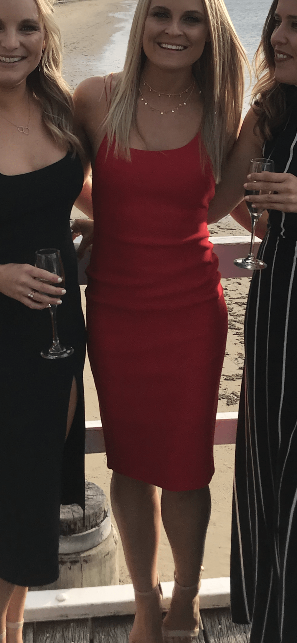 Bec & Bridge Florence MIDI Red Dress 6 - Image 3