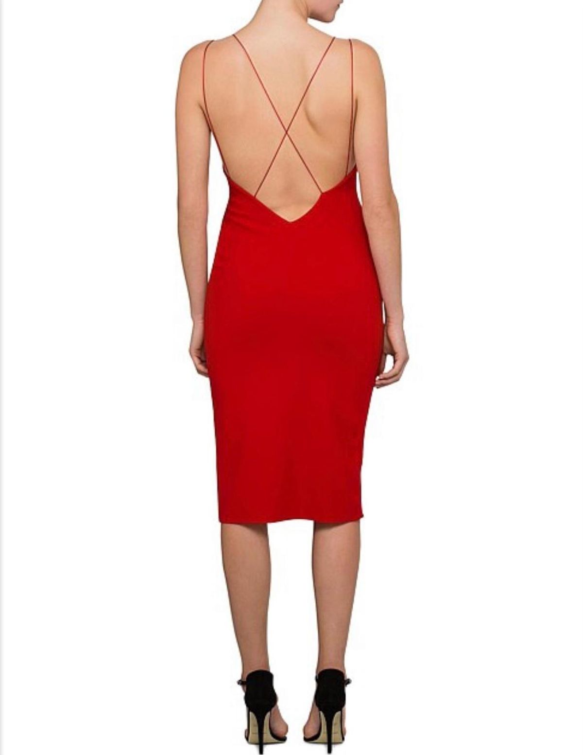 Bec & Bridge Florence MIDI Red Dress 6 - Image 1