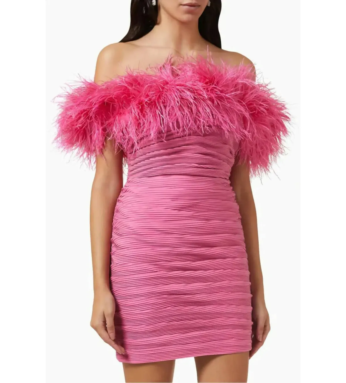 Rachel Gilbert Zion Mini Dress in Pink Size 2/AU10 - Image 3
