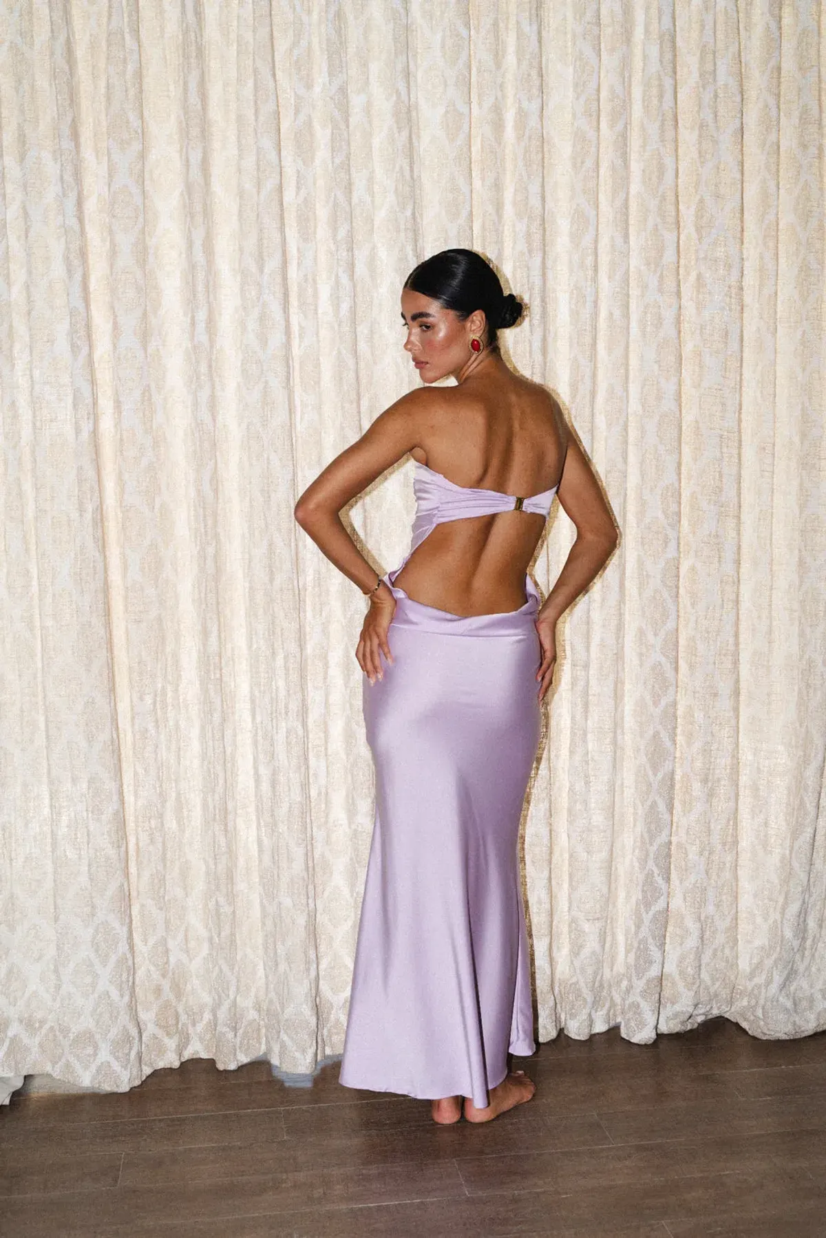 HNTR The Label Hugo Gown Lilac Size S / AU 8 - Image 3