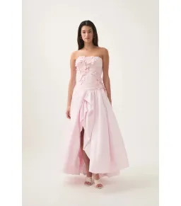 Aje Splendour Flower Gown Pastel Pink Size AU 4 for rent on The Volte - image 1