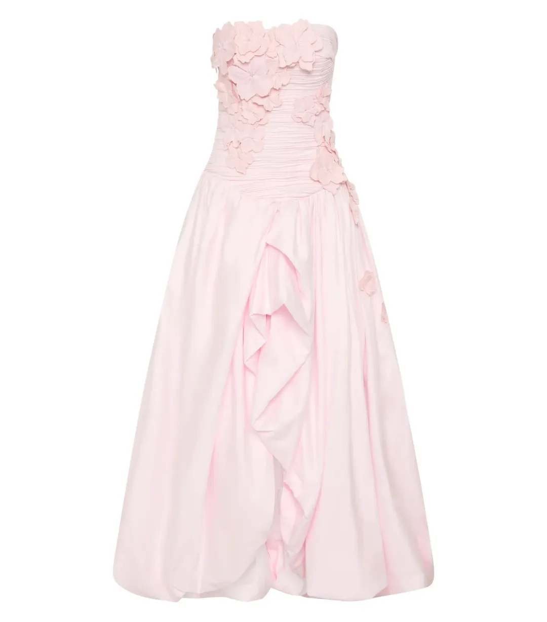 Aje Splendour Flower Gown Pastel Pink Size AU 4 for rent on The Volte - main image