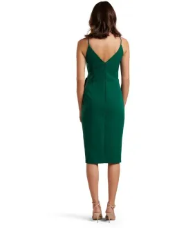 Forever New Alexis Wrap Midi Dress Green Size 12 for rent on The Volte - image 3