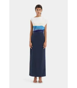 Sir the Label Mariner Midi Dress Shoreline Stripe Size AU 12 for rent on The Volte - image 4