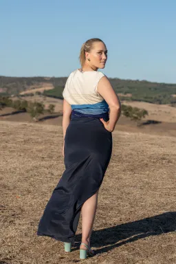 Sir the Label Mariner Midi Dress Shoreline Stripe Size AU 12 for rent on The Volte - image 3