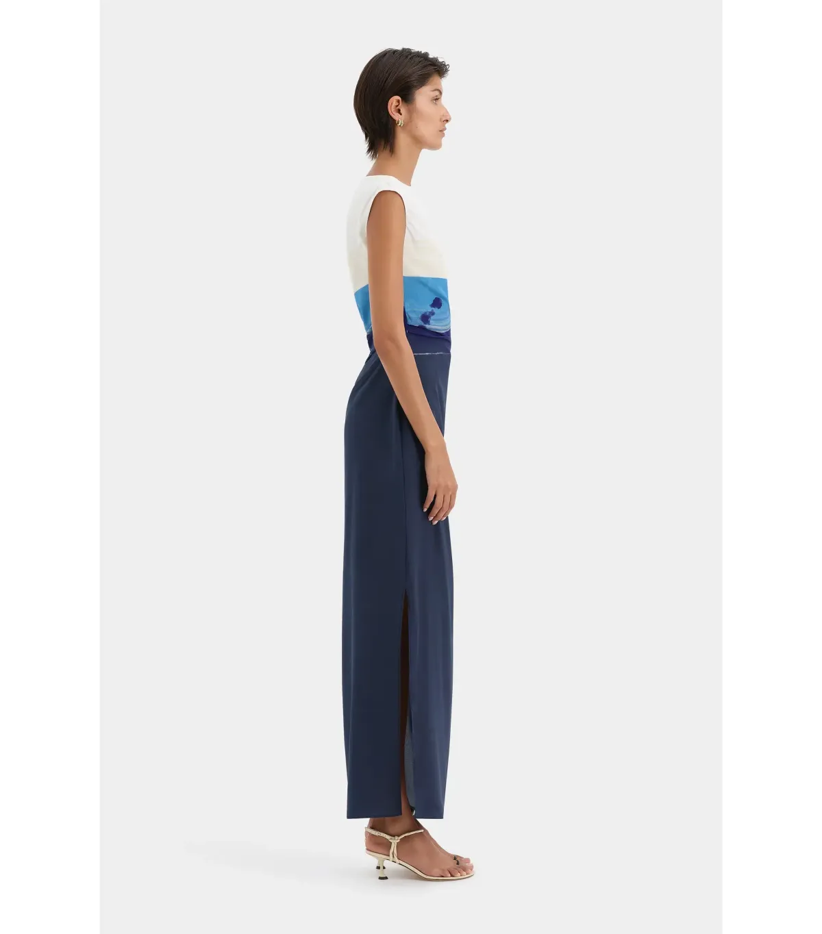 Sir the Label Mariner Midi Dress Shoreline Stripe Size AU 12 - Image 7