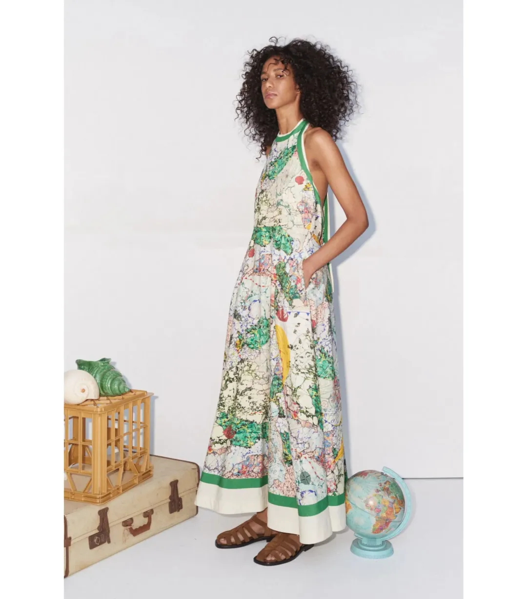 Alemais Odyssey Dress Print Size AU 10 for rent on The Volte - main image