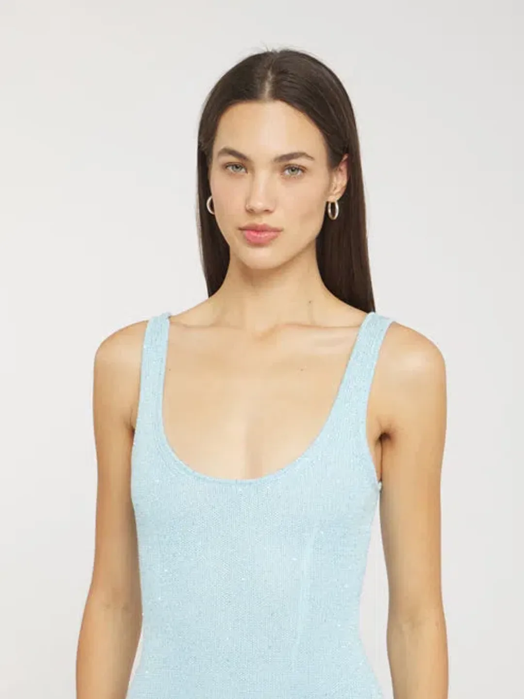 Asta Resort Ana Dress Baia Blue Sequin Size M / AU 10 for rent on The Volte - main image