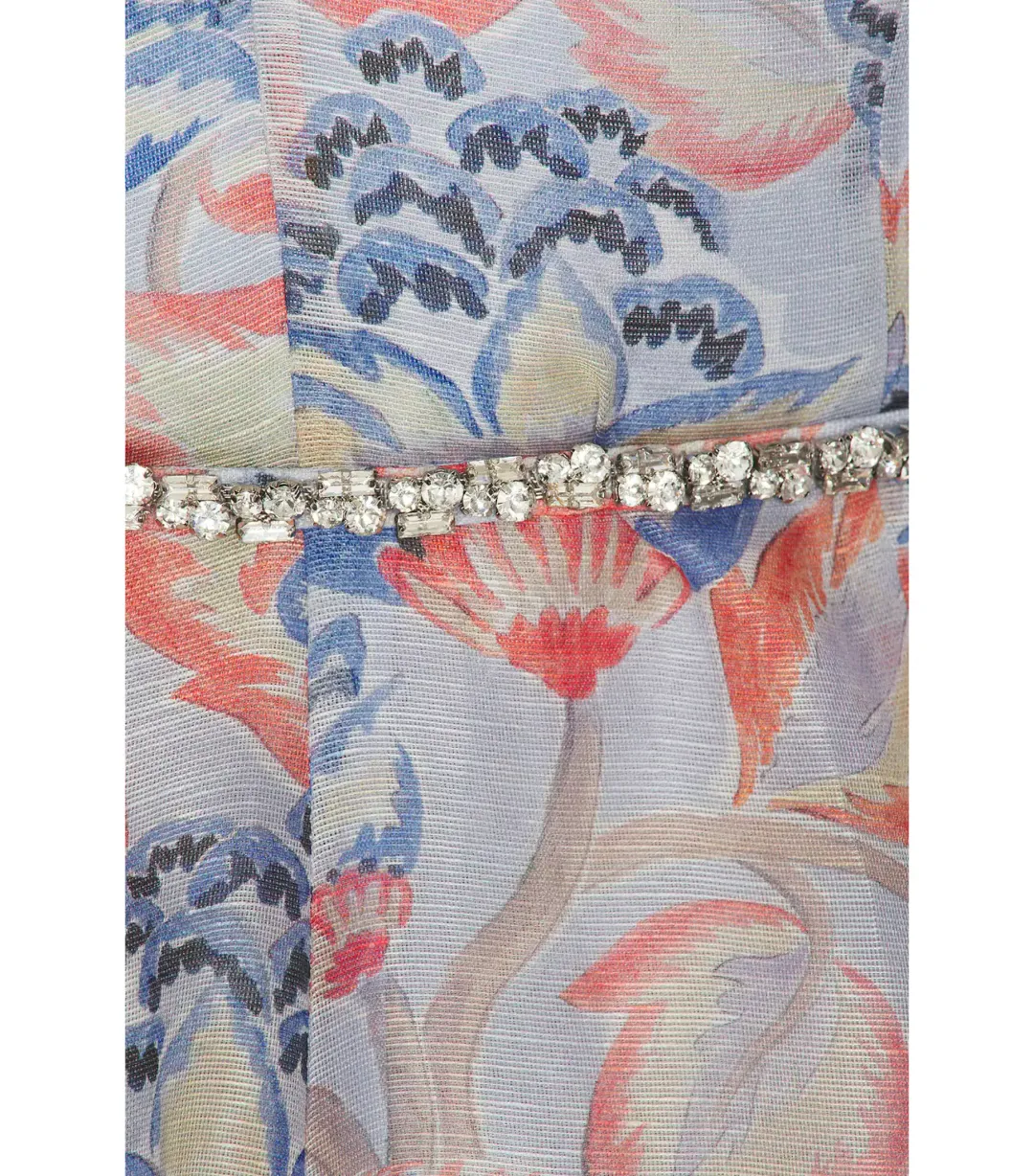Zimmermann Eden Long Sleeve Midi Dress in Sapphire Eden Size 3 / AU 14 for rent on The Volte - main image