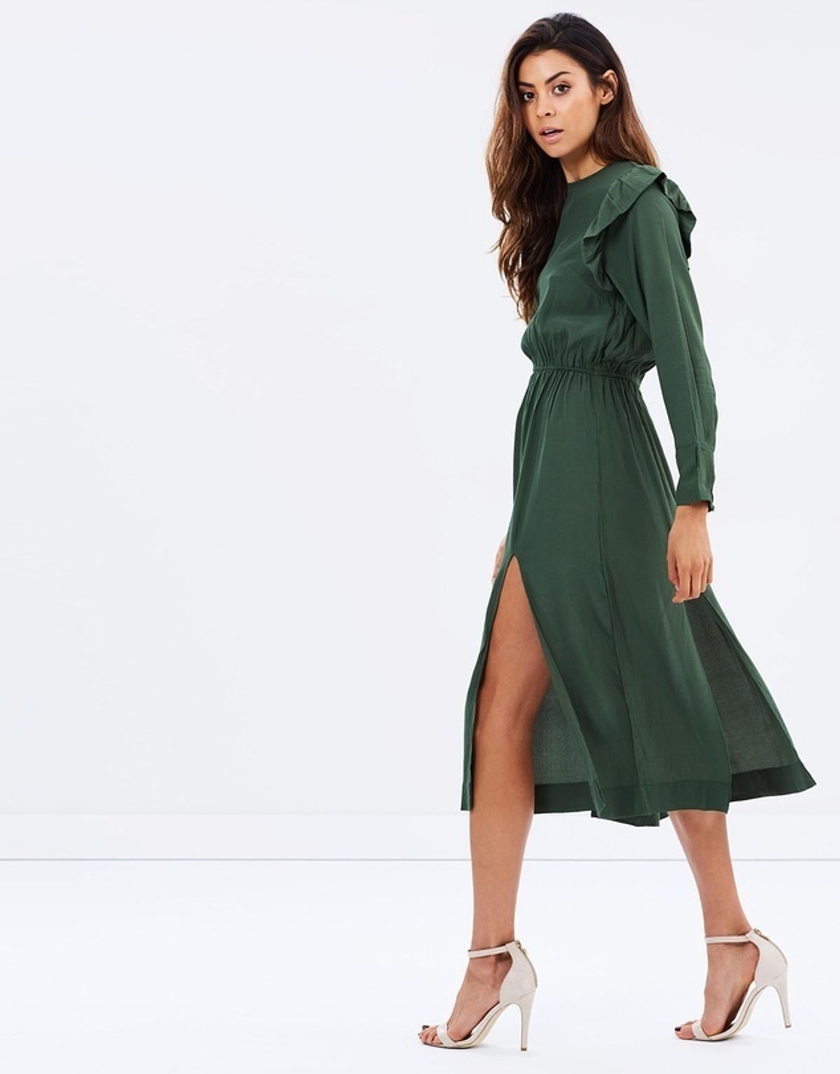 SWF Ellie Dress Green Size 8 - Image 2