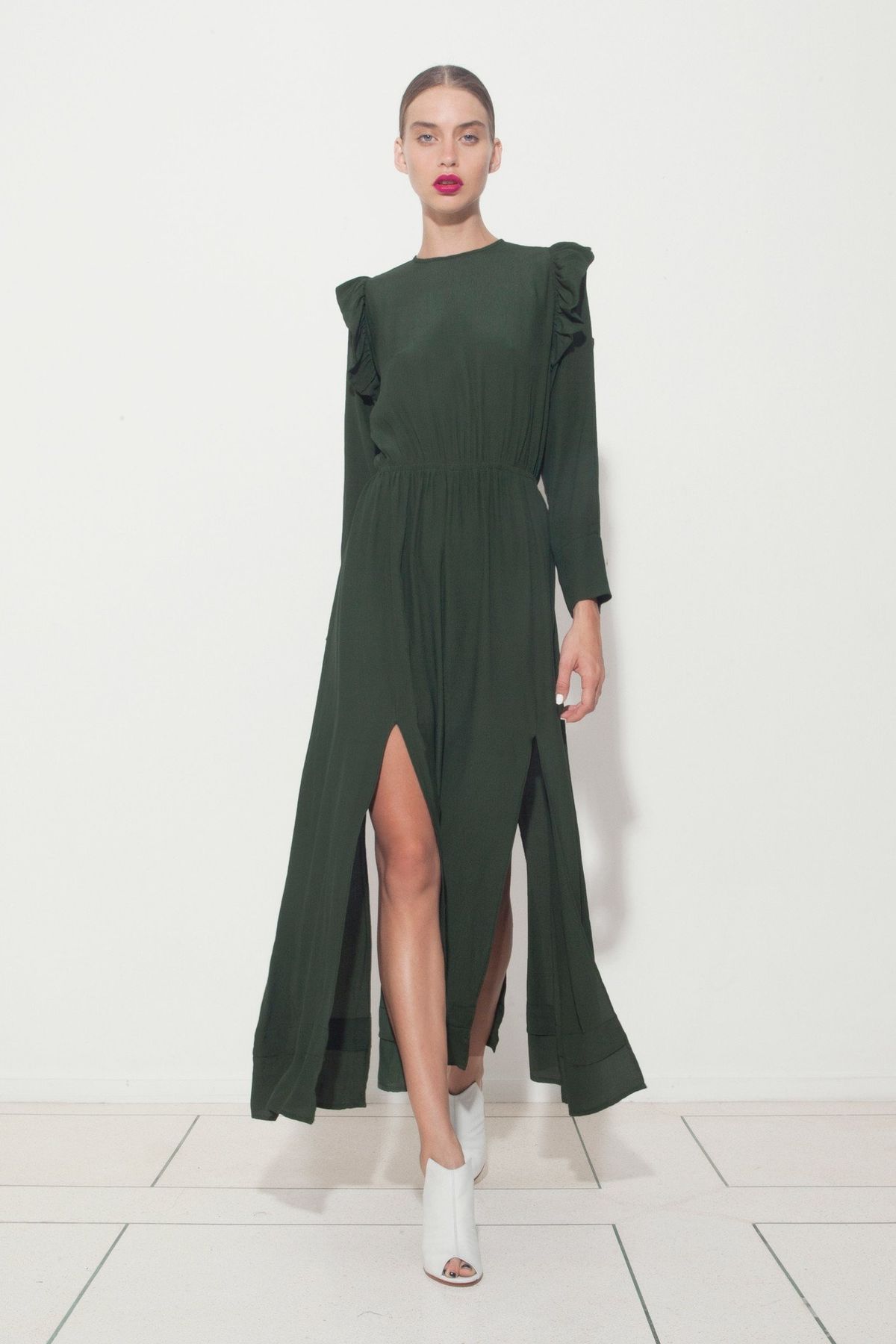 SWF Ellie Dress Green Size 8 - Image 1