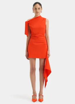 Sir the Label Dahlia Mini Dress Tangerine Size 1 / AU 8 for rent on The Volte - image 1