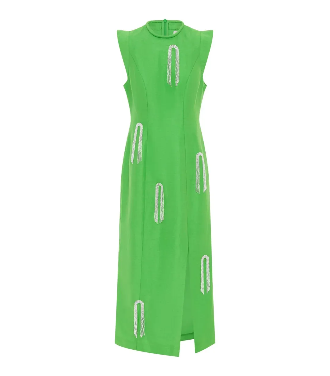 Alemais Dazzle Midi Dress Green Size AU 12 for rent on The Volte - main image