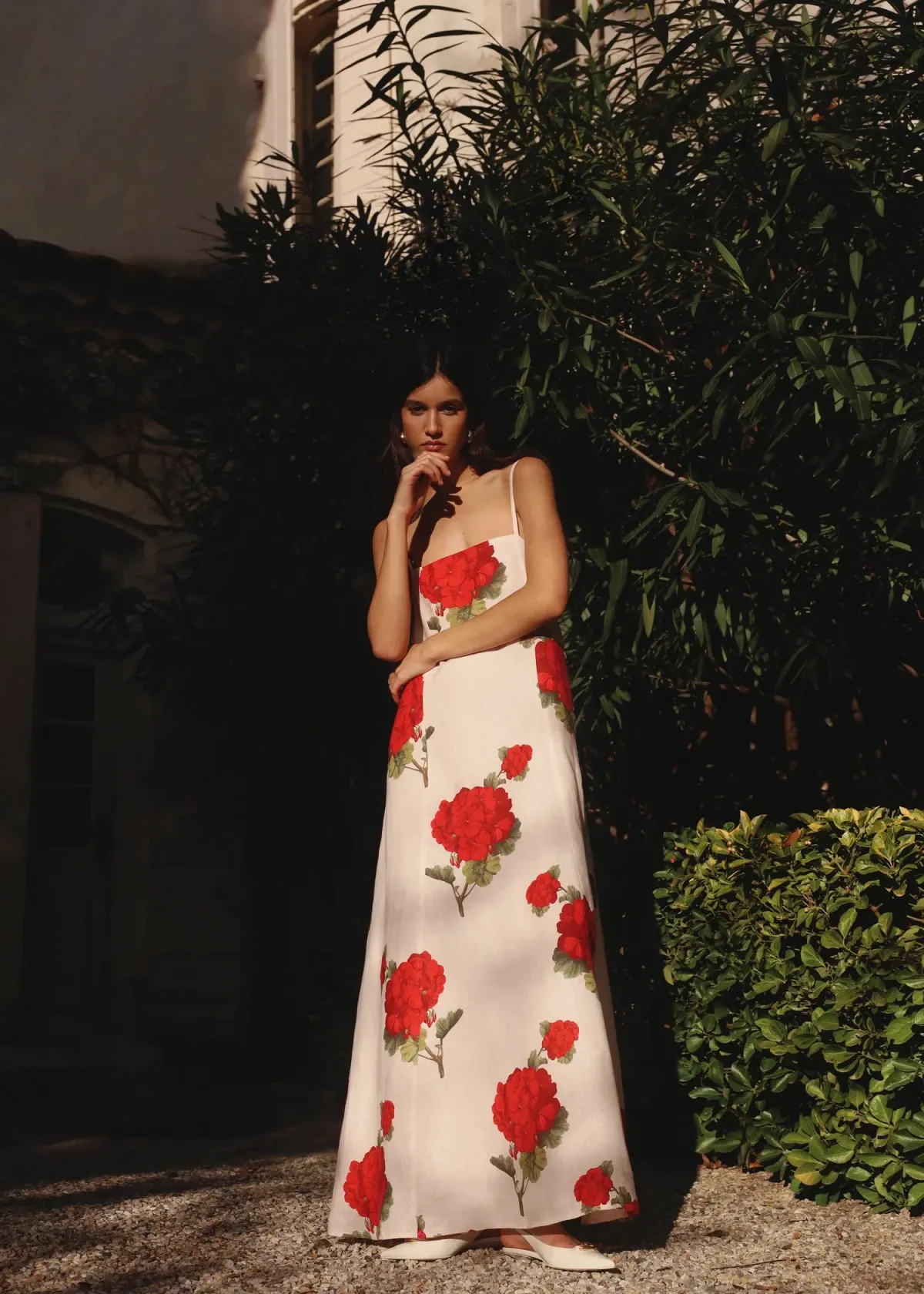 Morton Mac Camilla Dress in Crimson Ivy Size M / AU 10 - Image 4