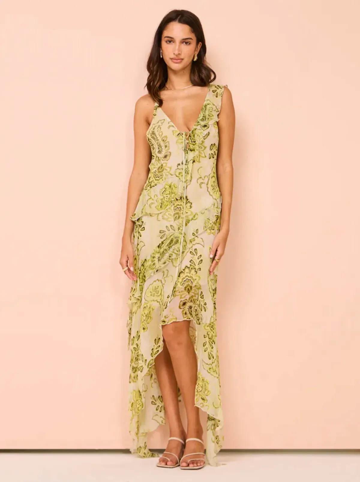 Bec & Bridge LyLou Dress Lemon Paisley Size S / AU 10 - Image 5