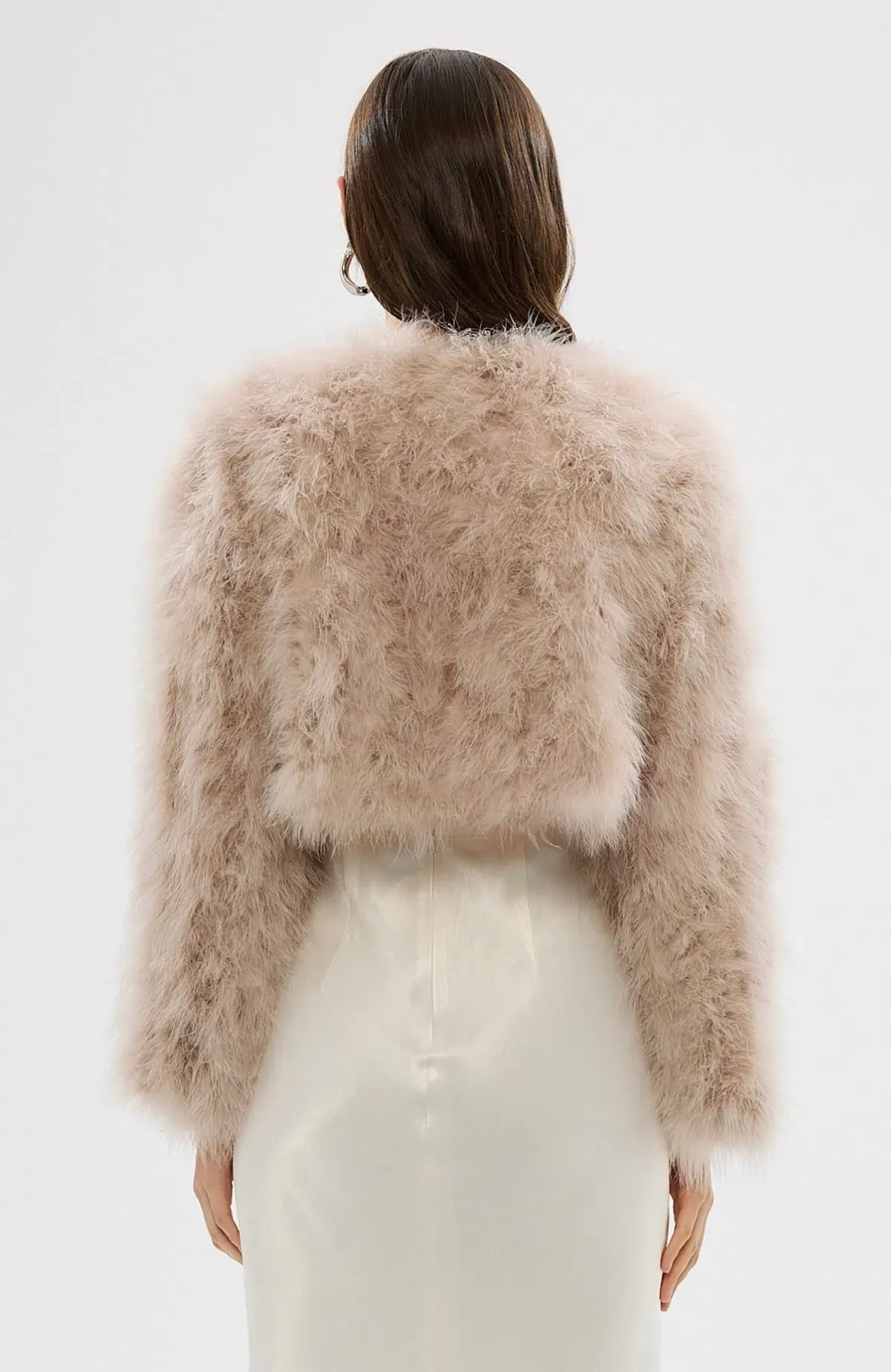 Bubish Manhattan Crop Jacket Blush Size S / AU 8 - Image 3