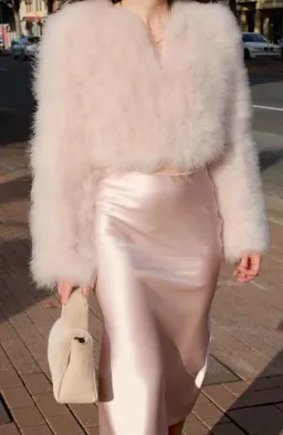 Bubish Manhattan Crop Jacket Blush Size S / AU 8 for rent on The Volte - image 5