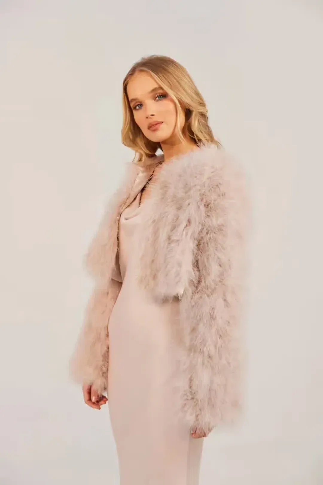 Bubish Manhattan Crop Jacket Blush Size S / AU 8 for rent on The Volte - main image