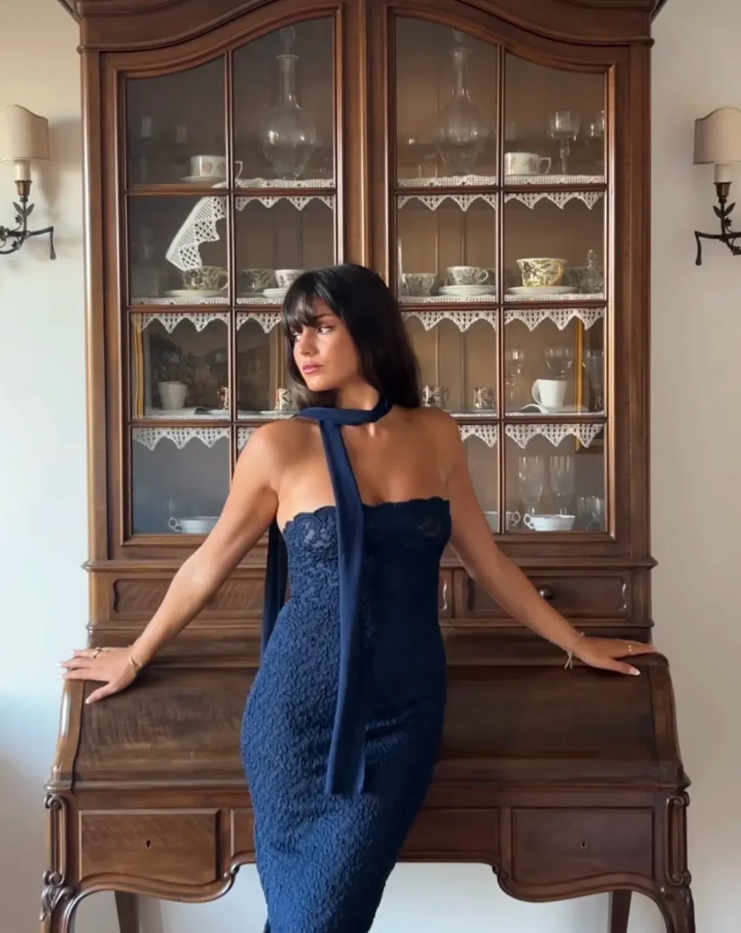 Arcina Ori Meredith Dress Blue Size S / AU 8 for rent on The Volte - main image
