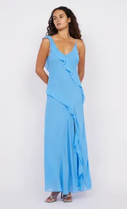 Bec & Bridge Aida Frill Dress Maxi Azure Size 8 for rent on The Volte - image 6