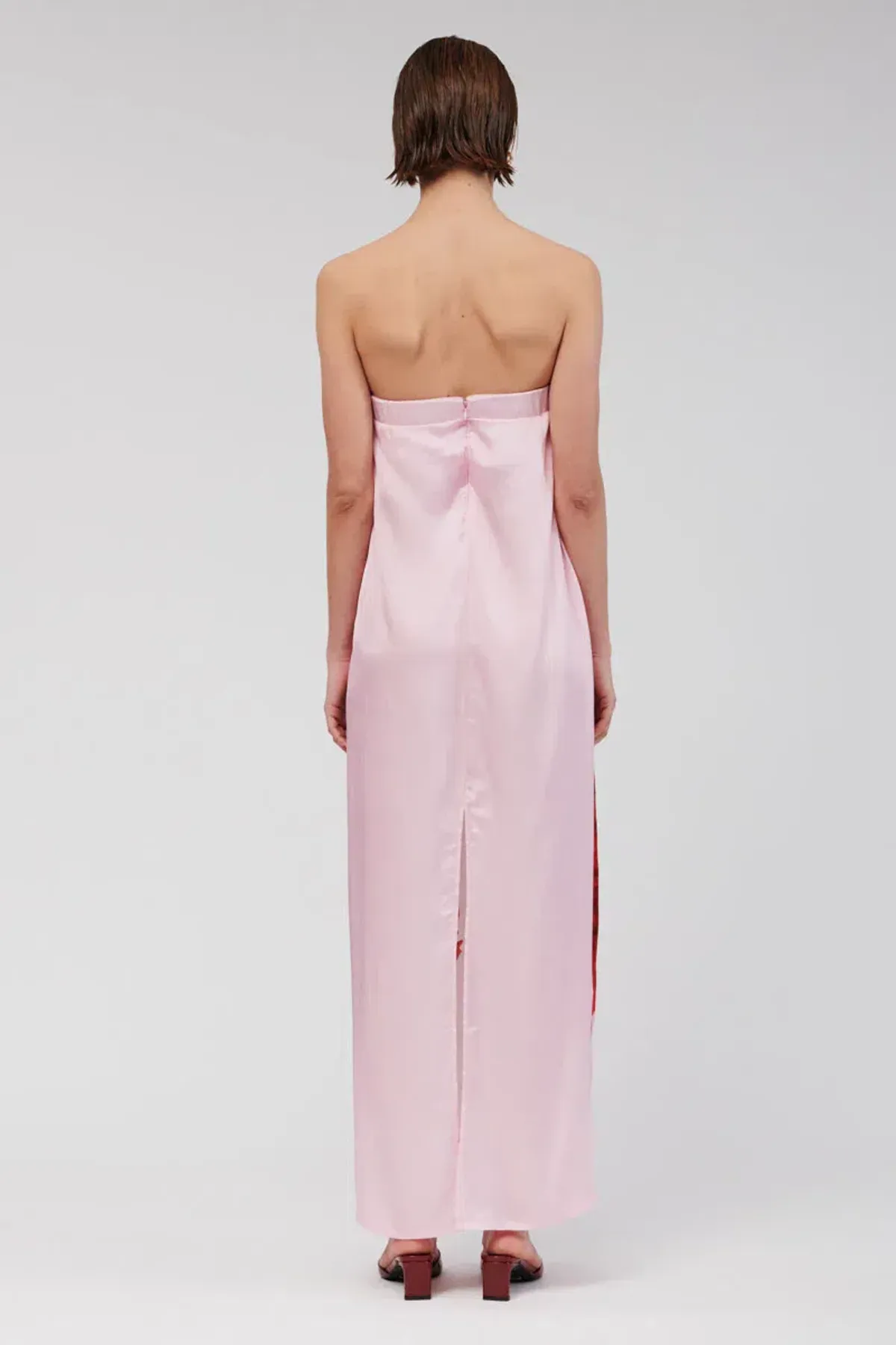 Suboo Emilia Bustier Maxi Dress Pink Floral Size S / AU 8 - Image 3