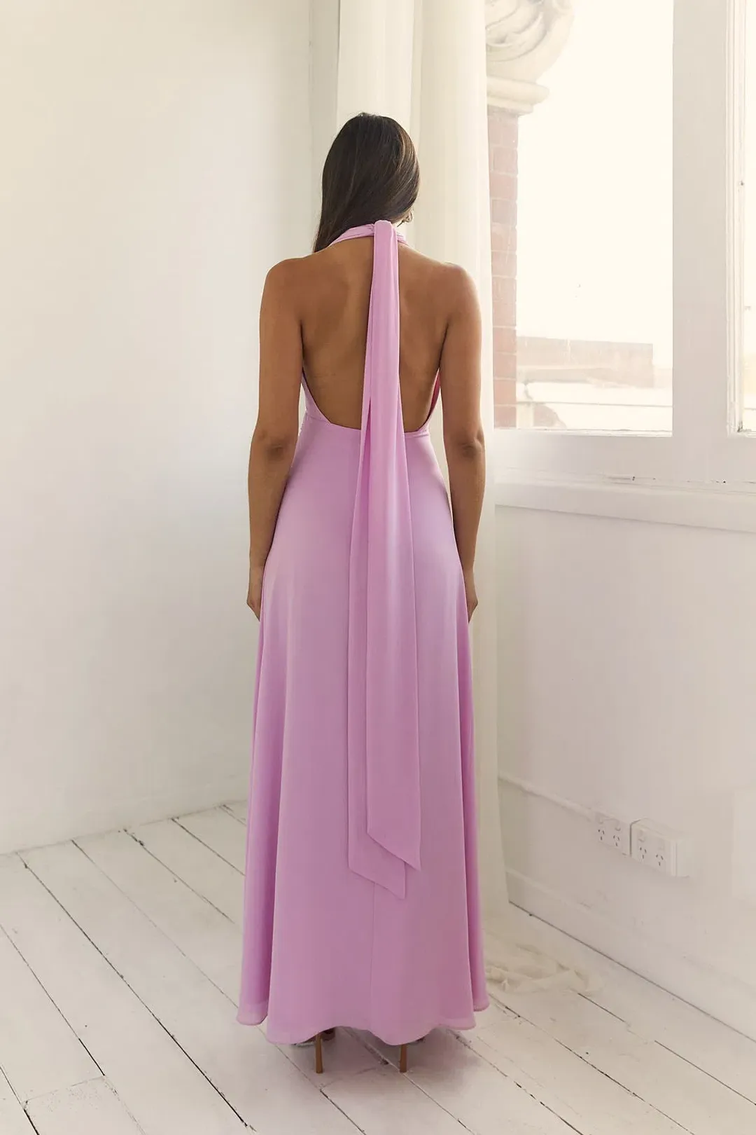 Calia Collection Antonia Dress Soft Pink Size 6 for rent on The Volte - main image