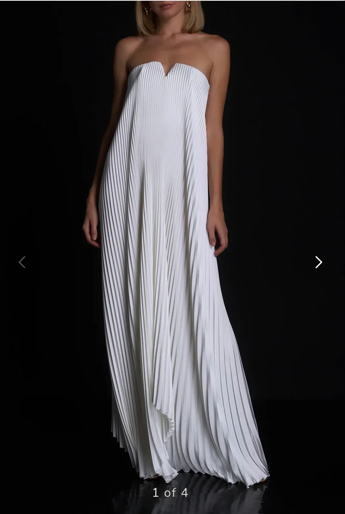 LIDEE BLACK TIE GOWN - IVORY Size 10 for rent on The Volte - main image