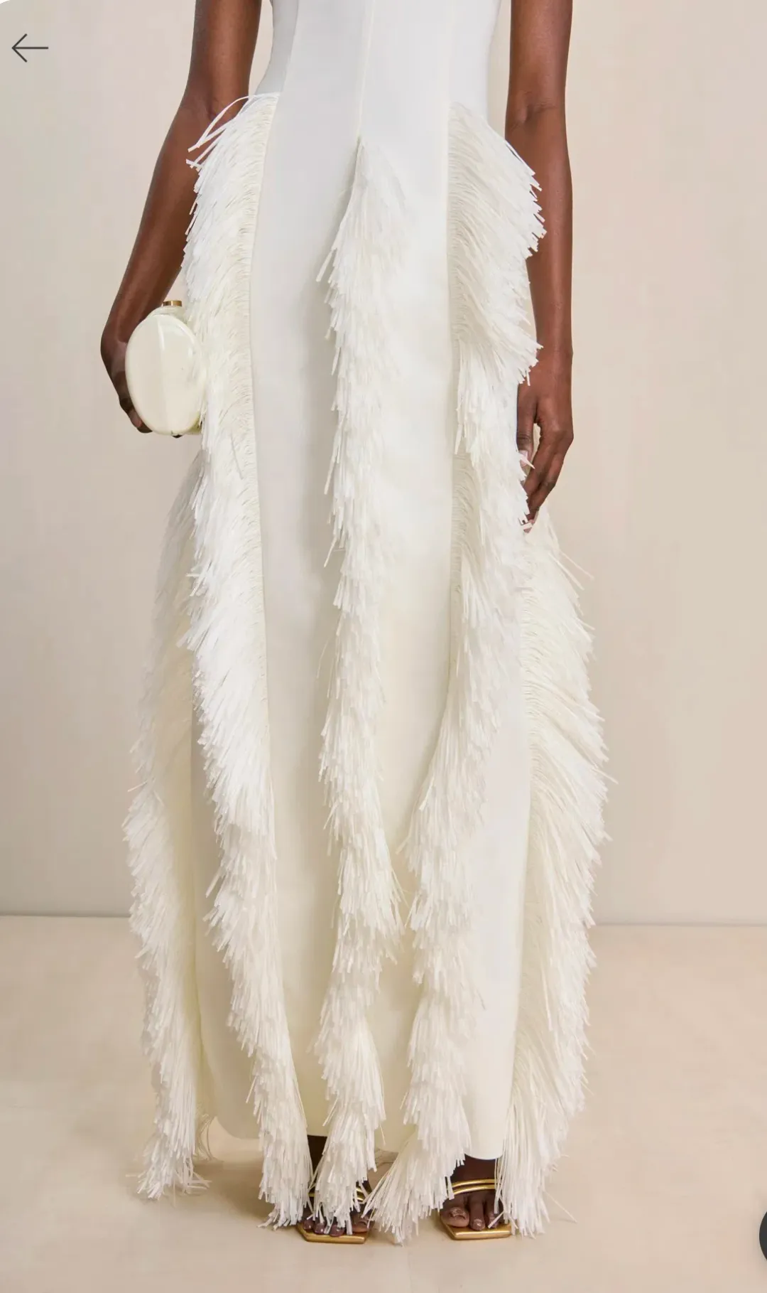 Cult Gaia Freya Gown Off White size XS for rent on The Volte - main image