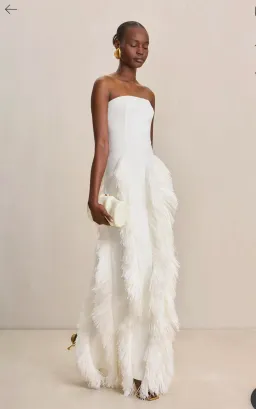 Cult Gaia Freya Gown Off White size XS for rent on The Volte - image 1