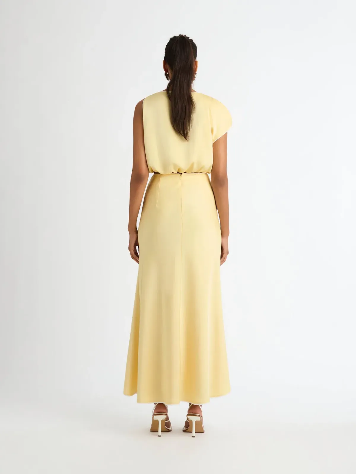 Sheike Milani Top & Skirt Set Lemon Yellow Size L / AU 12 - Image 3