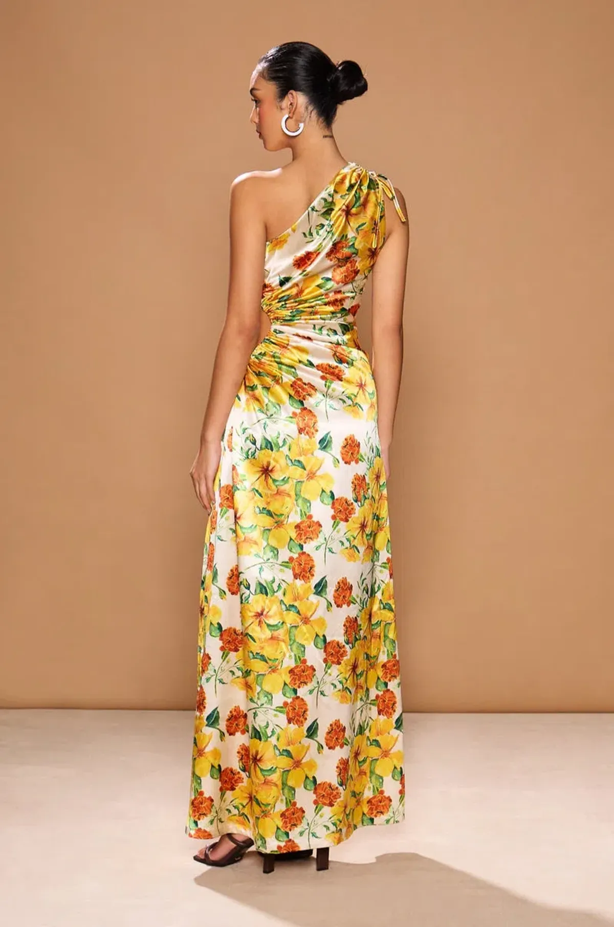 Sonya Moda Nour Yarden Floral Maxi Dress Multi Size 6 - Image 2