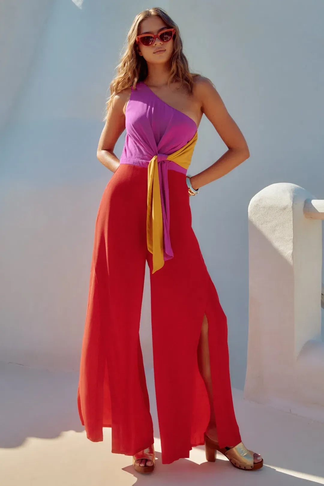 Mister Zimi Nala Jumpsuit in Sol Size 8 for rent on The Volte - main image
