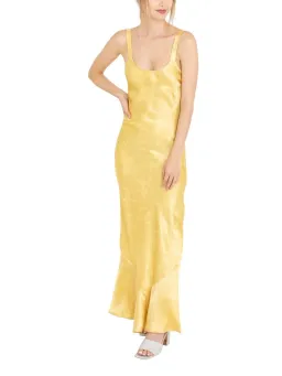 Realisation Par Allegra Dress Yellow Dragon Silk Jacquard Size XS/6 for rent on The Volte - image 1