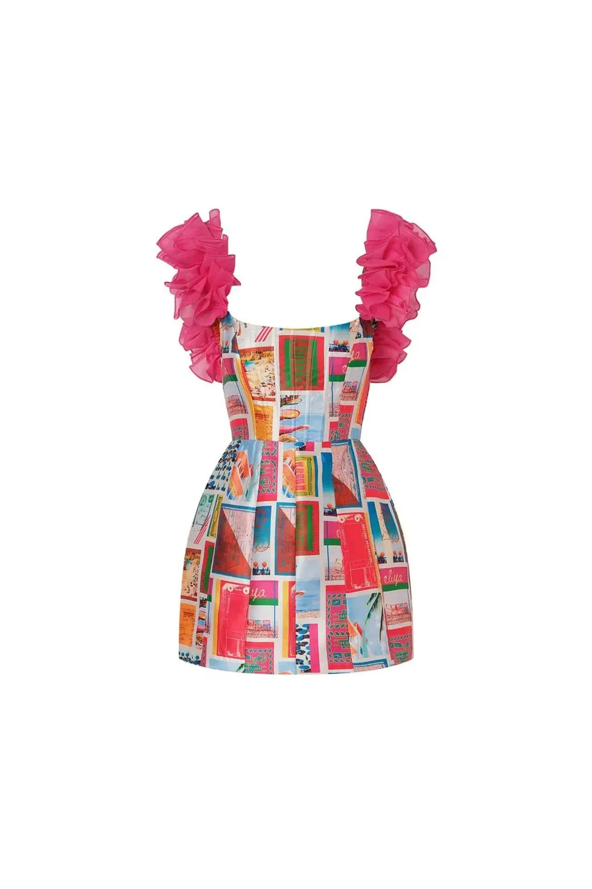 Eliya The Label Ravello Dress Multi Size 14 - Image 3