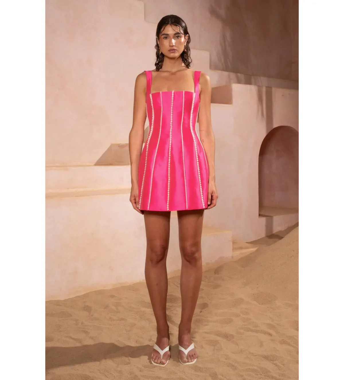 Eliya The Label Tahiti Dress Pink Size 14 - Image 1