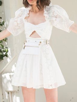 Alice McCALL Sunday Rose Dress White 10 for rent on The Volte - image 1