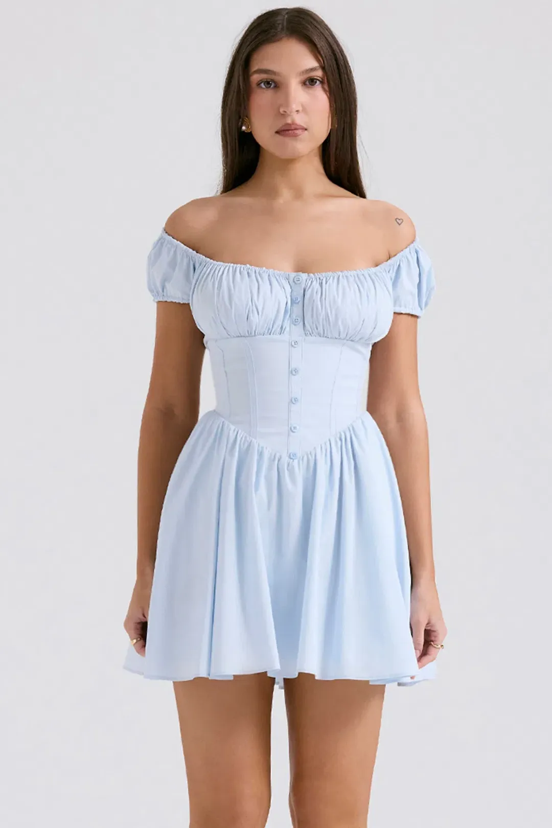 House of CB Nala mini blue size 6-8 (5CM LONGER) for rent on The Volte - main image