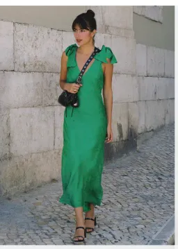 Kivari Adriana Maxi Dress Emerald Green Size 12 for rent on The Volte - image 3