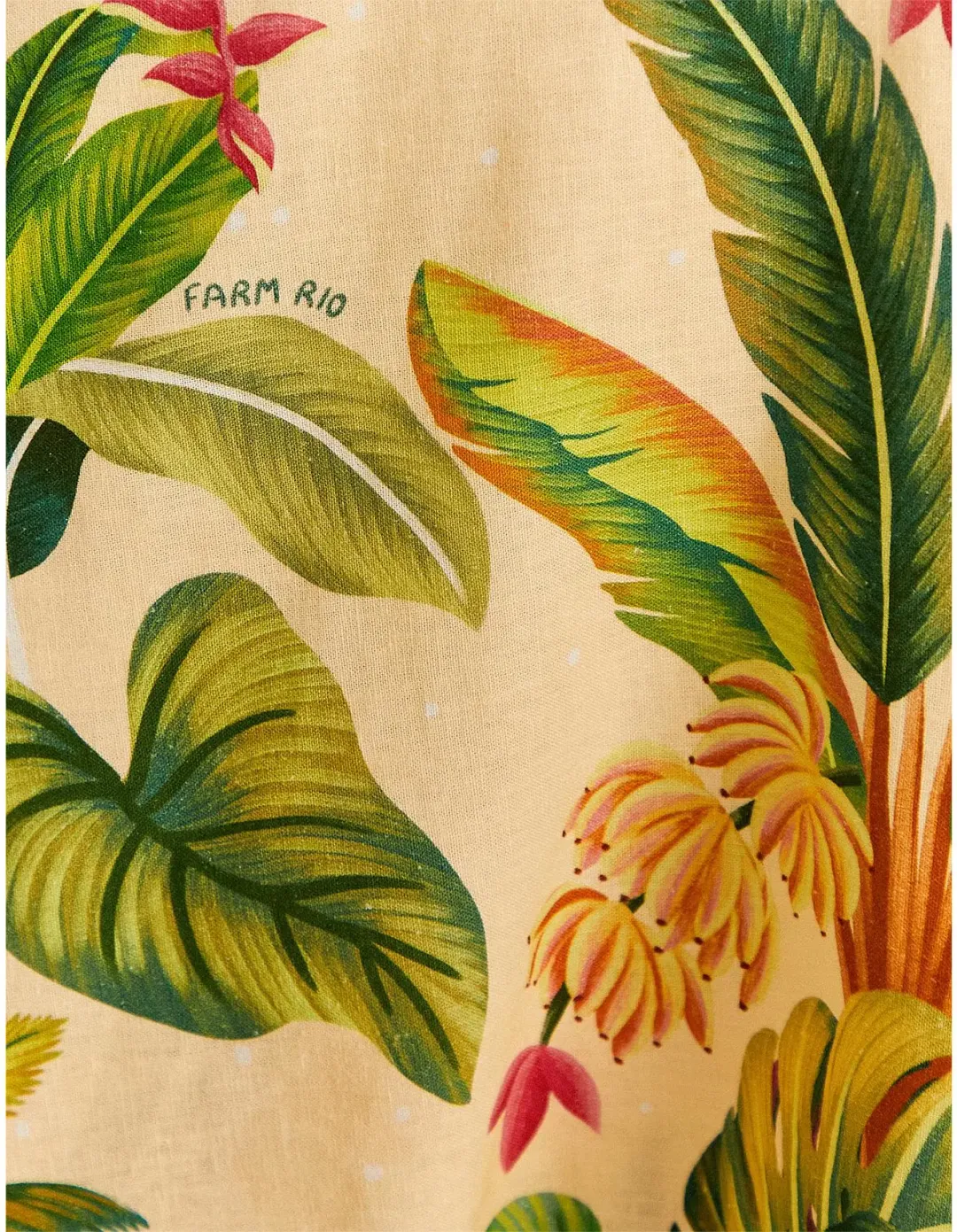 Farm Rio Fruit Forest Maxi Dress Sand/Print Size M / AU 10 for rent on The Volte - main image