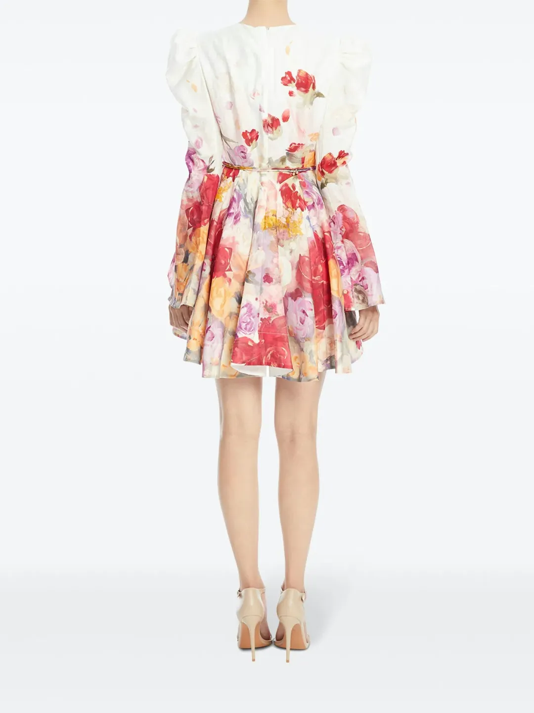 Leo Lin Jordyn Mini Dress Fleur Print Size 8 for rent on The Volte - main image