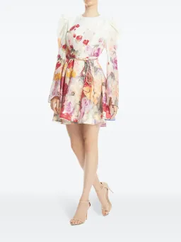 Leo Lin Jordyn Mini Dress Fleur Print Size 8 for rent on The Volte - image 2