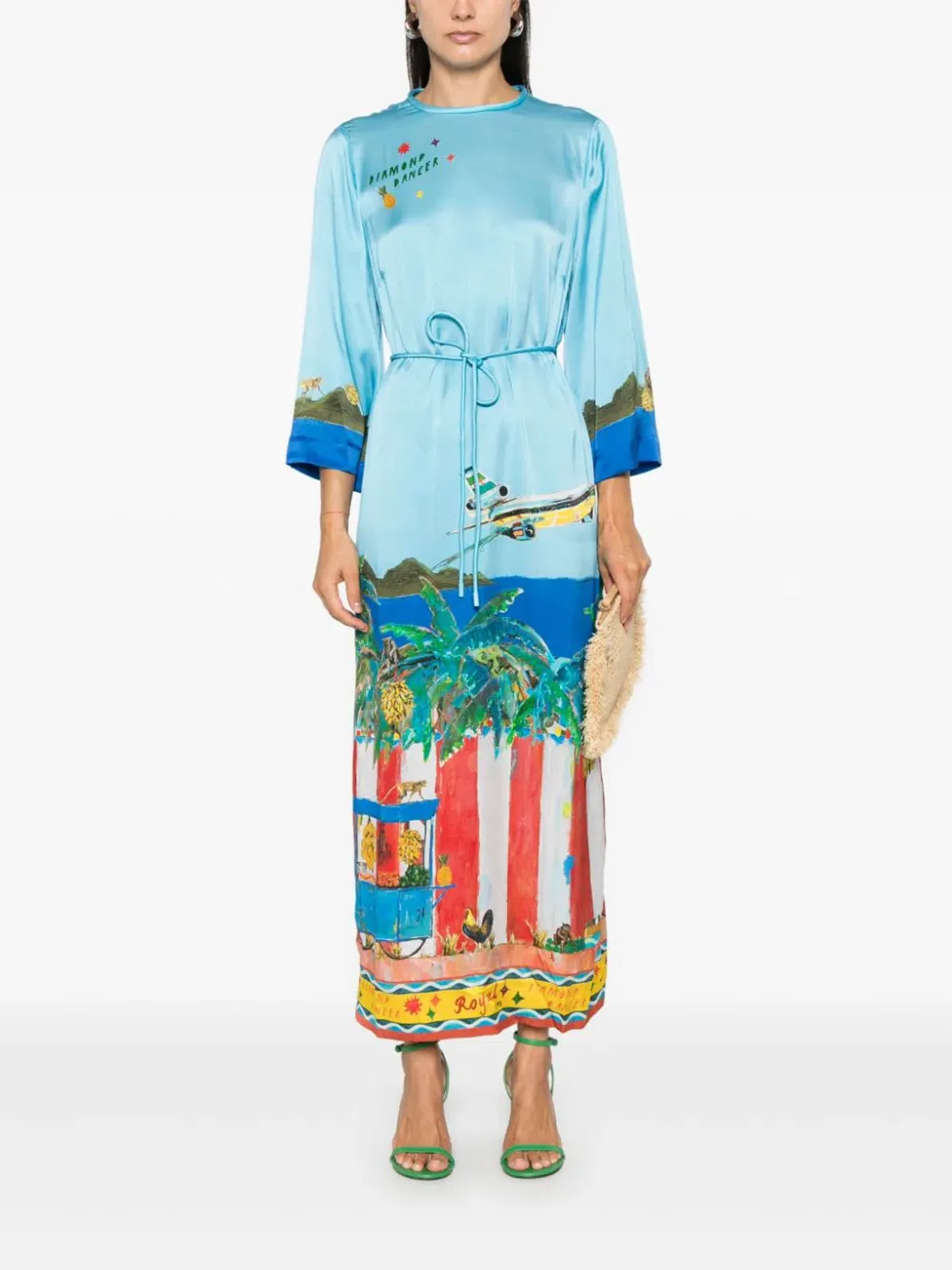 Alemais All Aboard Midi Dress Multi Size 10 - Image 2