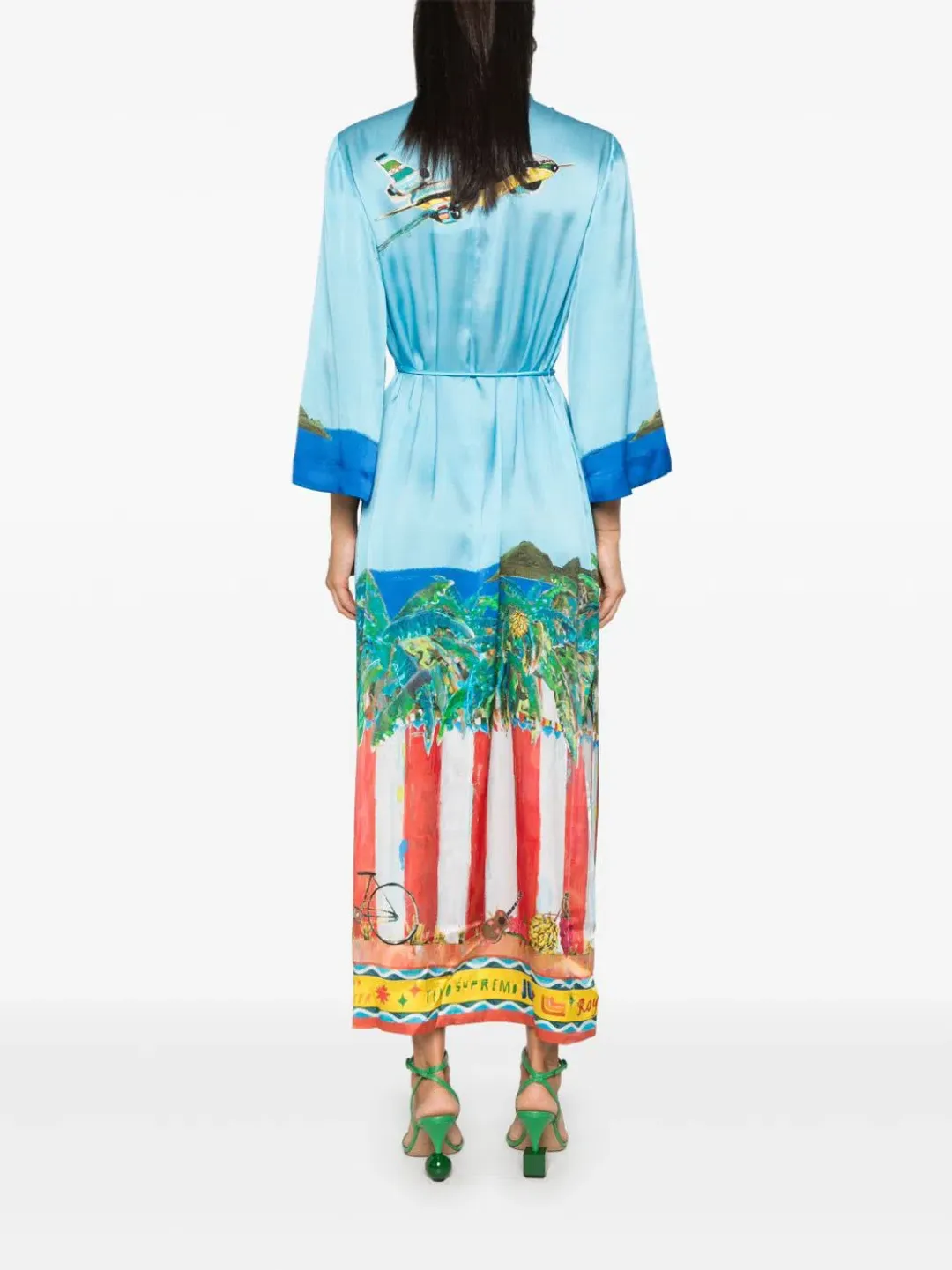 Alemais All Aboard Midi Dress Multi Size 12 for rent on The Volte - main image