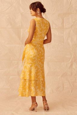 Keepsake The Label Fallen Dress in Golden for rent on The Volte - image 3