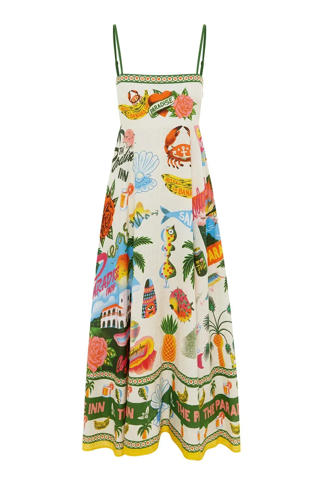 Alemais Paradiso Sundress Print Size AU 8 for rent on The Volte - main image